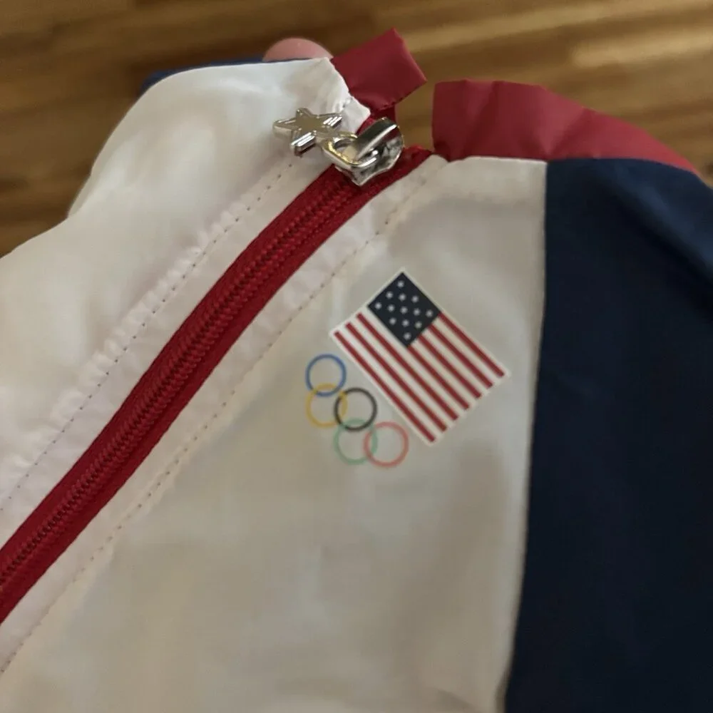 American Girl Team USA Jacket ONLY!! Discolored As Is! READ‎
